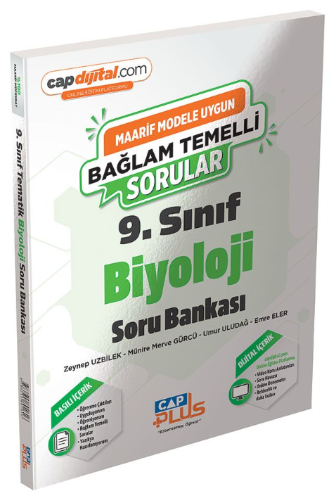 Çap Yayınları 9. Sınıf Biyoloji Plus Maarif Model Soru Bankası Çap Yayınları