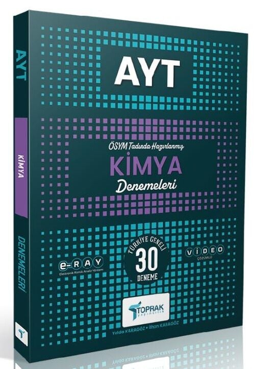 Toprak YKS AYT Kimya RAY 30 Deneme Toprak Yayıncılık