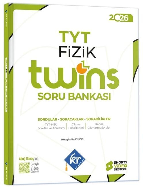 KR Akademi 2026 YKS TYT Fizik Twins Soru Bankası Çözümlü KR Akademi