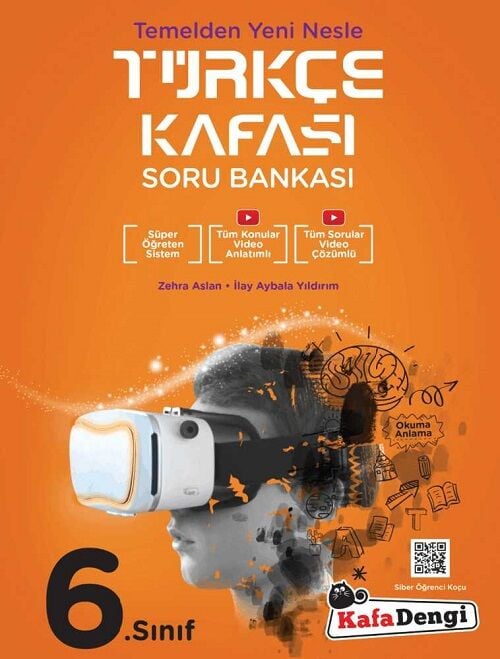 Kafadengi 6. Sınıf Türkçe Kafası Soru Bankası Kafadengi Yayınları