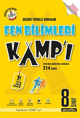 Startfen 8. Sınıf Fen Bilimleri Kampı Soru Bankası Startfen Yayınları