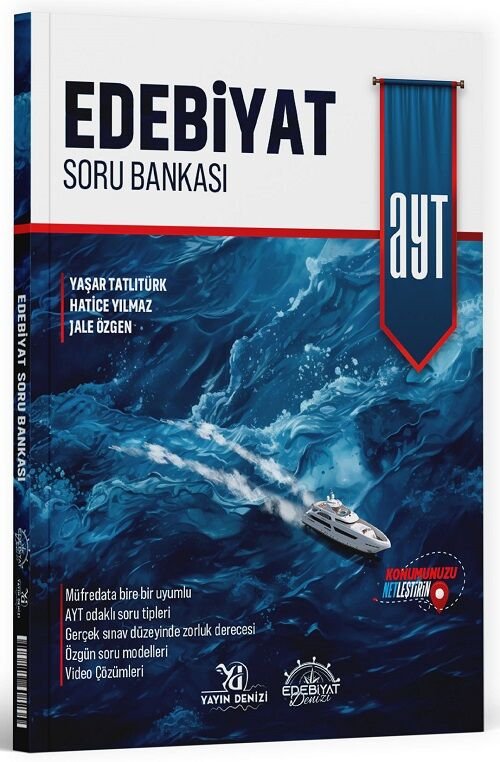 Edebiyat Denizi YKS AYT Edebiyat Soru Bankası Çözümlü Edebiyat Denizi