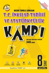Startfen 8. Sınıf TC İnkilap Tarihi ve Atatürkçülük Kampı Soru Bankası Startfen Yayınları
