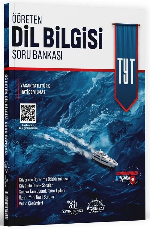 Edebiyat Denizi YKS TYT Dil Bilgisi Öğreten Soru Bankası Çözümlü Edebiyat Denizi