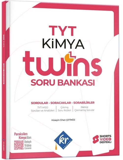 KR Akademi 2027 YKS TYT Kimya Twins Soru Bankası Çözümlü KR Akademi