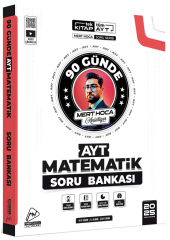 SÜPER FİYAT - Mert Hoca 2025 YKS AYT 90 Günde Matematik Soru Bankası Çözümlü - Mert Güven Mert Hoca Yayınları