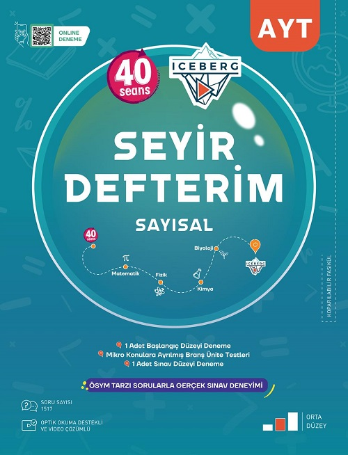 Okyanus YKS AYT Sayısal Seyir Defterim Soru Bankası Okyanus Yayınları