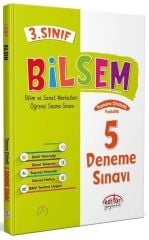 Editör 3. Sınıf Bilsem Hazırlık 5 Deneme Editör Yayınları