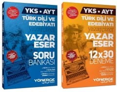 Yönerge 2027 YKS AYT Türk Dili ve Edebiyatı Yazar Eser Soru + 12 Deneme 2 li Set Yönerge Yayınları