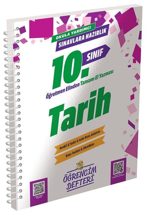 Murat 10. Sınıf Tarih Öğrencim Defteri Murat Yayınları