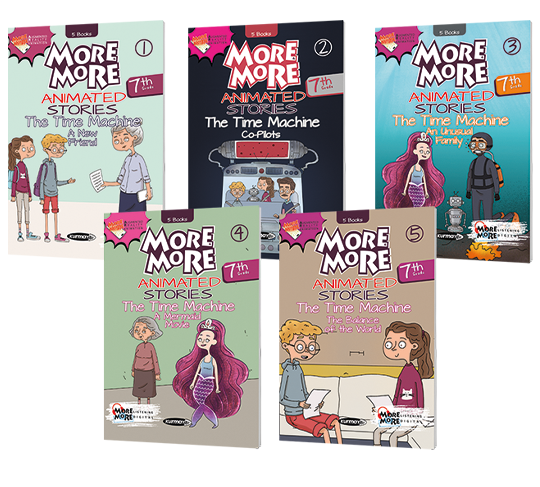 Kurmay ELT More and More English 7 Stories (5 Kitap Set) Kurmay ELT Yayınları