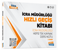 EğitimOnda İcra Müdürlüğü Hızlı Geçiş Kitabı Hepsi Tek Kaynak Ders Notu 3. Baskı EğitimOnda