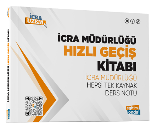 EğitimOnda 2026 İcra Müdürlüğü Hızlı Geçiş Kitabı Ders Notu EğitimOnda