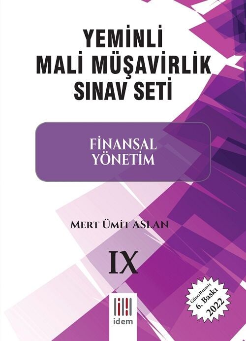 İdem Kitap YMM Yeminli Mali Müşavirlik-9 Finansal Yönetim İdem Kitap