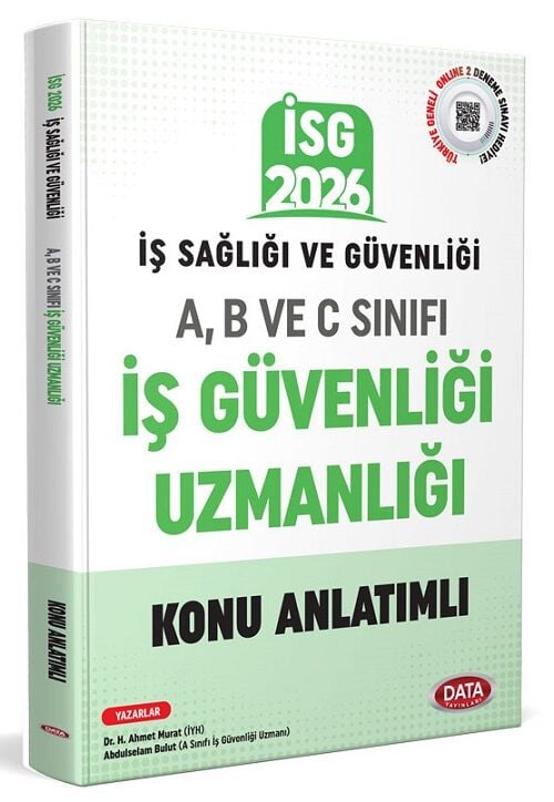 Data 2026 İSG İş Sağlığı ve Güvenliği A, B ve C Sınıfı İş Güvenliği Uzmanı Konu Anlatımlı Data Yayınları