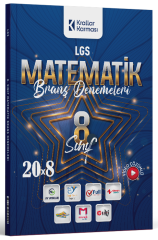 Krallar Karması 8. Sınıf LGS Matematik 20x8 Branş Denemeleri Krallar Karması