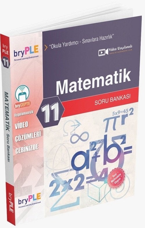 Birey PLE 11. Sınıf Matematik Soru Bankası Video Çözümlü Birey Yayınları