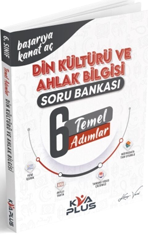 KVA Plus 6. Sınıf Din Kültürü ve Ahlak Bilgisi Temel Adımlar Soru Bankası KVA Plus Yayınları
