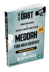 Atak 2026 ÖABT Türkçe-Türk Dili Edebiyatı Öğretmenliği Türk Halk Edebiyatı Meddah Soru Bankası Çözümlü - İshak Atak Atak Yayınları