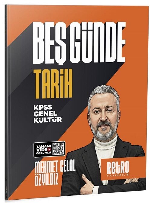 Retro 2026 KPSS Tarih 5 Beş Günde Kamp Kitabı Çözümlü - Mehmet Celal Özyıldız Retro Yayıncılık