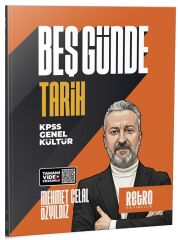 Retro 2026 KPSS Tarih Beş Günde Kamp Kitabı Çözümlü - Mehmet Celal Özyıldız Retro Yayıncılık
