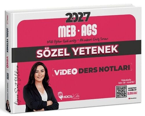 Hoca Kafası 2027 MEB-AGS Sözel Yetenek Video Ders Notları - Öznur Saat Yıldırım Hoca Kafası Yayınları