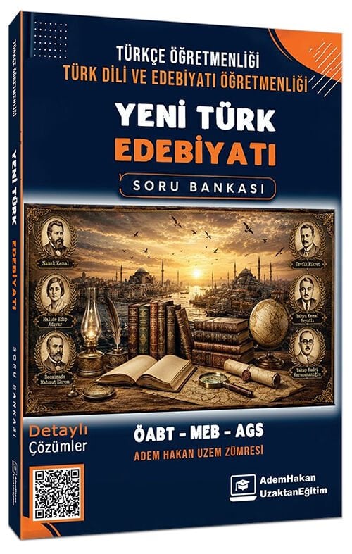 Adem Hakan ÖABT MEB-AGS Türkçe-Türk Dili Edebiyatı Yeni Türk Edebiyatı Soru Bankası Çözümlü Adem Hakan UZEM