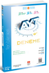 Üç Dört Beş 2026 YKS AYT Fen Bilimleri 10 Deneme Çözümlü Üç Dört Beş Yayınları