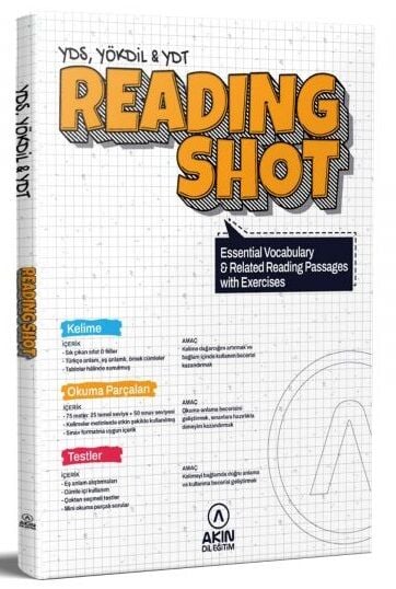 Akın Dil YDS YÖKDİL YDT Reading Shot Konu Anlatımlı Akın Publishing