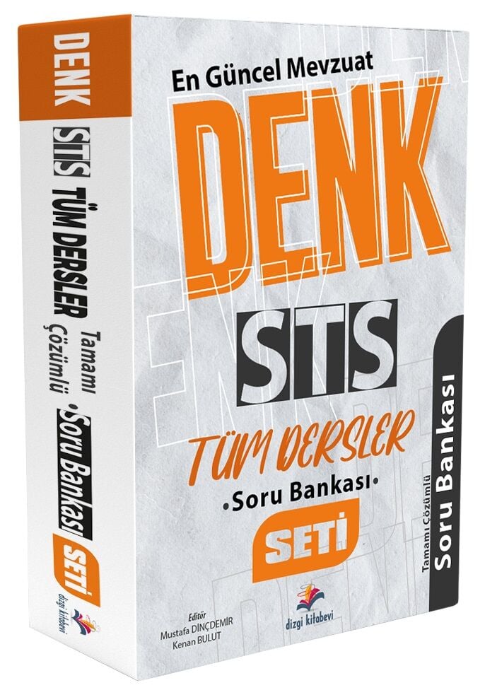 Dizgi Kitap STS Tüm Dersler DENK Soru Bankası Çözümlü - Mustafa Dinçdemir, Kenan Bulut Dizgi Kitap Yayınları
