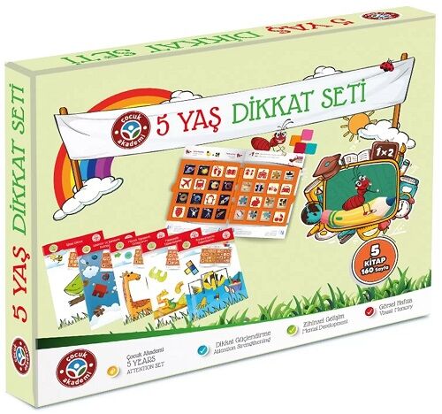 Çocuk Akademi 5 Yaş Dikkat Seti Çocuk Akademi