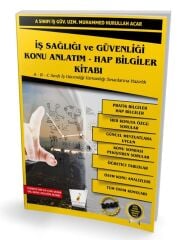 Pelikan 2025 İSG İş Sağlığı ve Güvenliği Konu Anlatım ve Hap Bilgiler Kitabı - Muhammed Nurullah Acar Pelikan Yayınları