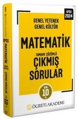 Öğreti 2024 KPSS Matematik Çıkmış Sorular Son 10 Yıl Çözümlü Öğreti Akademi
