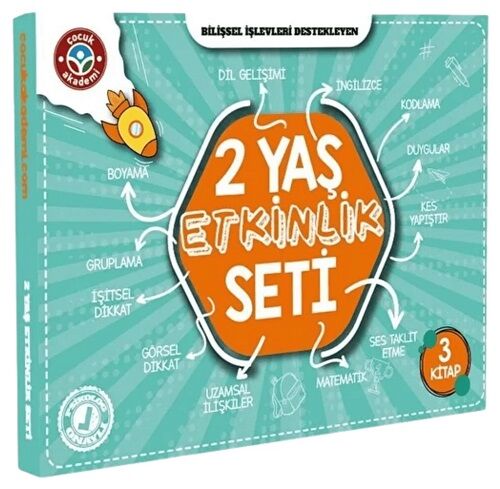 Çocuk Akademi 2 Yaş Etkinlik Seti Çocuk Akademi