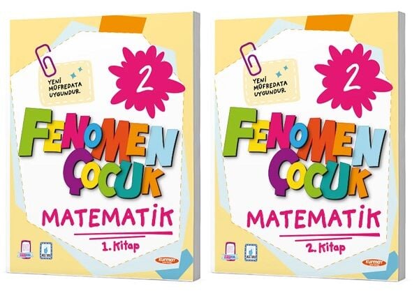 Kurmay ELT 2. Sınıf Matematik Fenomen Çocuk 2 li set Kurmay ELT Yayınları