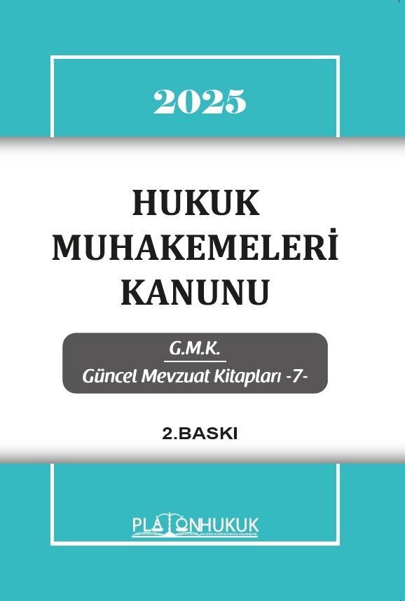 Platon 2025 Hukuk Muhakemeleri Kanunu Platon Hukuk Yayınları