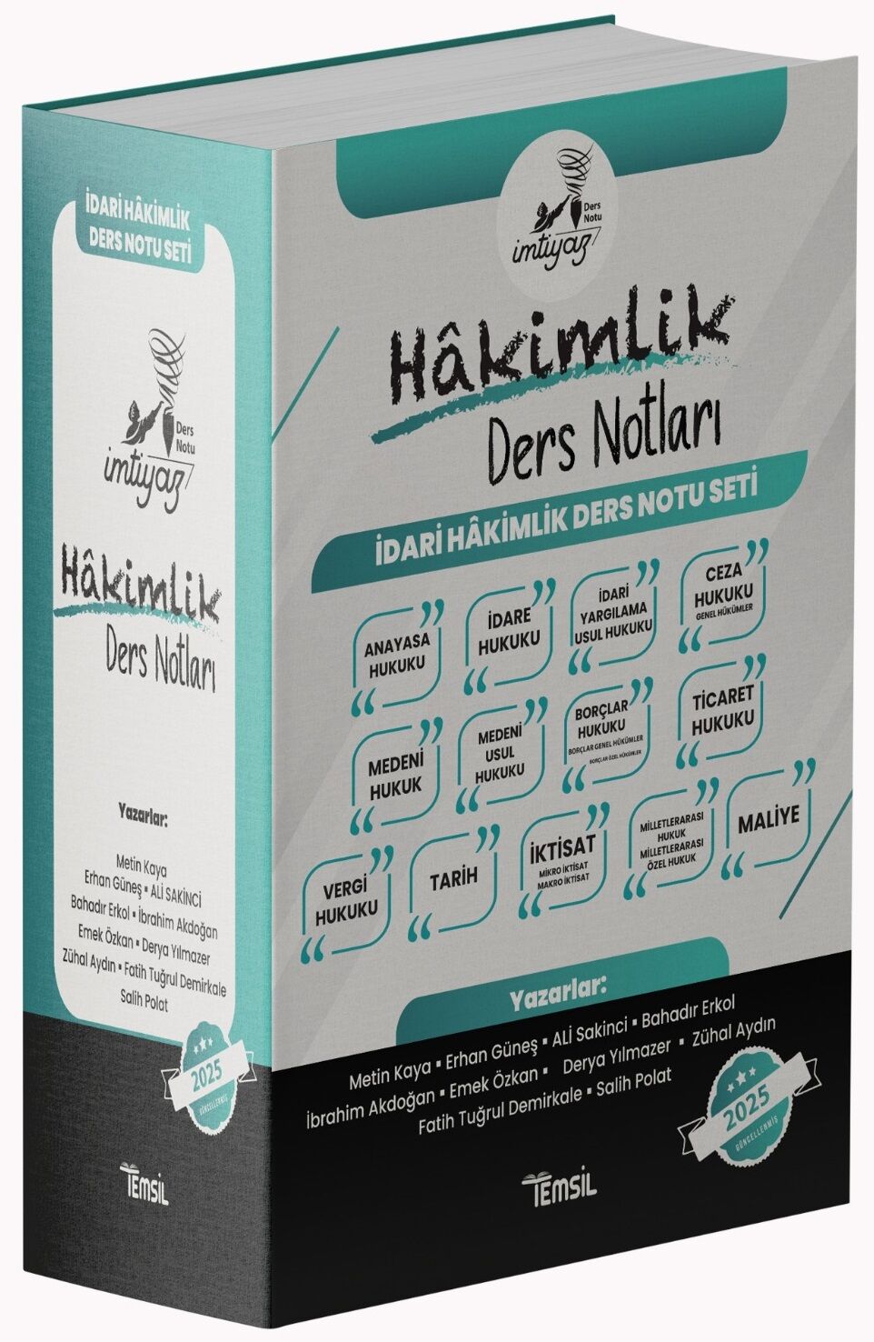Temsil 2025 İMTİYAZ İdari Hakimlik Ders Notları Seti Temsil Kitap Yayınları