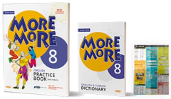 Kurmay ELT More and More English 8 Practice Book + Dictionary + 3 Poster (3 Kitap Set) Kurmay ELT Yayınları
