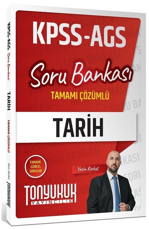 Tonyukuk 2026 KPSS MEB-AGS Tarih Soru Bankası Çözümlü - Yasin Korkut Tonyukuk Yayıncılık