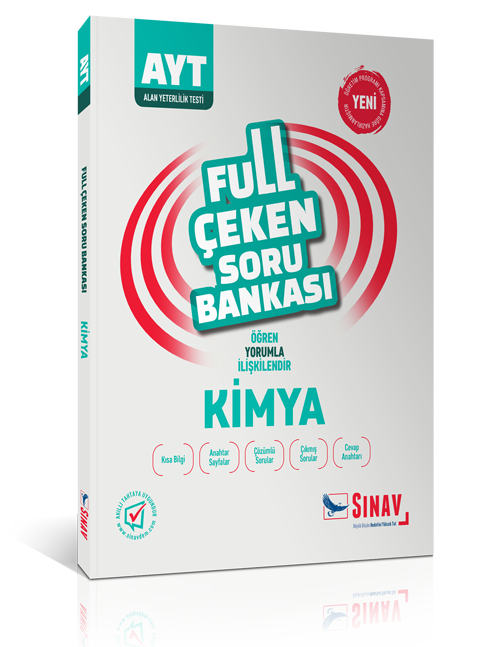SÜPER FİYAT - Sınav YKS AYT Kimya Full Çeken Soru Bankası Sınav Yayınları