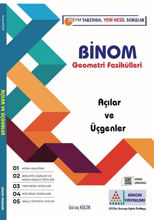 Gür YKS TYT AYT Binom Geometri Fasikülleri - Açılar ve Üçgenler Gür Yayınları