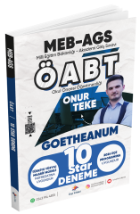 Dizgi Kitap ÖABT MEB-AGS Okul Öncesi Öğretmenliği GOETHEANUM Star 10 Deneme Çözümlü - Onur Teke Dizgi Kitap Yayınları
