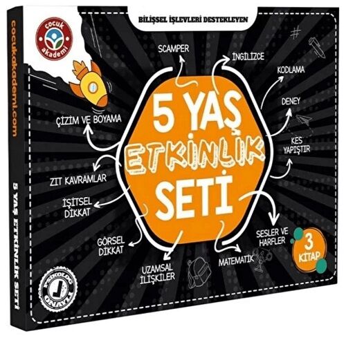 Çocuk Akademi 5 Yaş Etkinlik Seti Çocuk Akademi