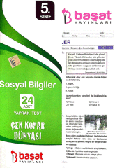 Başat 5. Sınıf Sosyal Bilgiler 24 Yaprak Test Başat Yayınları