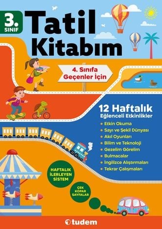 Tudem 3. Sınıf Tatil Kitabım Tudem Yayınları