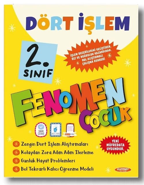 Kurmay ELT 2. Sınıf Fenomen Çocuk Dört İşlem Kurmay ELT Yayınları