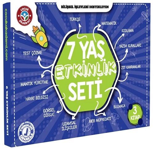 Çocuk Akademi 7 Yaş Etkinlik Seti Çocuk Akademi