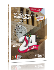 SÜPER FİYAT - Sınav 8. Sınıf LGS 24 Adımda TC İnkılap Tarihi ve Atatürkçülük Özel Konu Anlatımlı Soru Bankası Sınav Yayınları