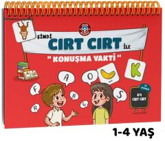 Çocuk Akademi 1-4 Yaş Şimdi Cırt Cırt ile Konuşma Vakti Etkinlik Kitabı Çocuk Akademi