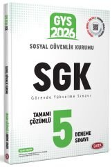 Data 2026 GYS SGK 5 Deneme Çözümlü Görevde Yükselme Data Yayınları